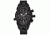 Oakley 12 Gauge Quartz Watch, Black Dial and Black Rubber Strap w/ Stealth Case 10-061