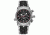 Oakley 12 Gauge Quartz Watch, Black Dial and Stainless Steel Strap w/ Honed Case 10-057