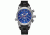 Oakley 12 Gauge Quartz Watch, Blue Dial and Black Rubber Strap w/ Honed Case 10-060