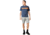 Oakley 249 Future Stripe Tee - Mens, Foggy Blue, Small, 457530-6FB-S