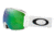 Oakley Airbrake XL, Prizm Jade Iridium/Prizm Sapphire Iridium, Polished White, OO7071-09