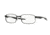 Oakley BACKWIND OX3164 Eyeglass Frames 316403-55 - Satin Black Frame, Clear Lenses