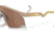 Oakley BXTR Patrick Mahomes II Collection Sunglasses, Matte Desert Tan, PRIZM Tungsten, PRIZM Tungsten, OO9280-0839