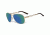 Oakley Caveat Aviator Sunglasses, Polished Gold Frame, Jade Iridium Lens OO4054-15