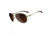 Oakley Caveat Sunglasses, Polished Gold Frame, Dark Brown Gradient Lens OO4054-07