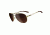 Oakley Caveat Sunglasses, Polished Gold Frame, Dark Brown Gradient Lens OO4054-07