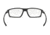 Oakley CHAMBER OX8138 Eyeglass Frames 813801-55 - Satin Black Frame, Clear Lenses