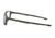 Oakley CHAMBER OX8138 Eyeglass Frames 813802-55 - Satin Pavement Frame, Clear Lenses