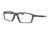 Oakley CHAMBER OX8138 Eyeglass Frames 813803-53 - Polished Grey Smoke Frame, Clear Lenses