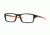 Oakley Chamfer Mens Eyeglasses 803907-53 - Matte Black/neon Red Frame, Clear Lenses