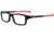 Oakley Chamfer Mens Eyeglasses, Matte Black/Neon Red Frame, 51mm OX8039-0751