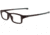 Oakley Chamfer Mens Eyeglasses, Satin Brownstone Frame, 53mm OX8039-0453