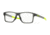 Oakley CHAMFER SQUARED OX8143 Eyeglass Frames 814306-52 - Polished Grey Smoke Frame, Clear Lenses