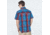 Oakley Checked Woven Short Sleeve Shirt - Mens, Orange Check, Extra Small, FOA400030-97E-XS