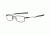 Oakley Collar 50mm Pewter Men's Eyeglass Frames w/ Blank Lenses OX3101-0350