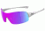 Oakley Conduct Squared Polished WhiteFrame w/ Violet Iridium Lenses Sunglasses OO9121-02