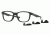 Oakley Cross Step OX8106 Eyeglass Frames 810601-50 - Satin Black Frame