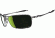 Oakley Crosshair 2.0 Sunglasses, Emerald Iridium Polarized Lens, Polished Black Frame OO4044-09