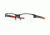 Oakley CROSSLINK 0.5 OX3226 Single Vision Prescription Eyeglasses 322601-53 - Satin Black Frame, Clear Lenses