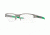 Oakley CROSSLINK 0.5 OX3226 Single Vision Prescription Eyeglasses 322603-53 - Powder Steel Frame, Clear Lenses