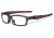 Oakley Crosslink 53mm Grey Smoke/Team Cardinal Eyeglass Frames w/ Blank Lenses OX8027-0653