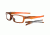 Oakley Crosslink 53mm Satin Rootbeer/Team Orange Men's Eyeglass Frames w/ Blank Lenses OX8027-0353