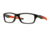 Oakley Crosslink Eyeglasses 803007-55 - Polished Black/Orange Frame, Clear Lenses