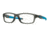 Oakley Crosslink Eyeglasses 803008-55 - Grey Smoke/Sky Blue Frame, Clear Lenses