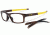 Oakley Crosslink Pitch Bifocal Prescription Eyeglasses, Bark/Yellow Frame, OX8037-0354BI