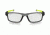 Oakley Crosslink Pitch Bifocal Prescription Eyeglasses, Grey Smoke/Retina Green Frame, OX8037-0254BI