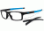 Oakley Crosslink Pitch Bifocal Prescription Eyeglasses, Satin Black/Blue Frame, OX8037-0152BI