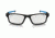 Oakley Crosslink Pitch Bifocal Prescription Eyeglasses, Satin Black/Blue Frame, OX8037-0154BI