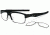 Oakley Crosslink Switch Asian Fit Eyeglasses, Satin Black Frame OX3150-0156