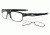 Oakley Crosslink Switch Eyeglasses, Pewter/Grey Smoke Frame, 53mm OX3128-0253