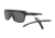 Oakley CROSSRANGE PATCH OO9382 Single Vision Prescription Sunglasses, 60mm, Polished Black, OO9382-938229-60-SV