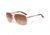 Oakley Daisy Chain Tone It Up Series Sunglasses, Grapefruit Pearl Frame, Dark Brown Gradient Lens OO4062-13