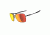 Oakley Deviation Polished Black Frame w/ Ruby Iridium Lenses Men's Sunglasses OO4061-04