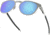 Oakley DIECUTTER OO4137 Sunglasses 413704-55 - Satin Chrome Frame, Prizm Sapphire Lenses