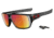Oakley Dispatch Polished Black Frame w/ Ruby Iridium Lenses Sunglasses OO9090-14