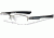 Oakley Prescription Eyeglasses Double Tap Bifocal Brushed Chrome Frame