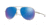 Oakley ELMONT M &amp; L OO4119 Sunglasses 411907-60 - Satin Chrome Frame, Sapphire Iridium Polarized Lenses