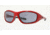 Oakley ENCOUNTER OO9091 Sunglasses 909104-59 - Metallic Red Frame, Grey Lenses
