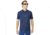Oakley Ergonomic Evolution Polo Short Sleeve - Mens, Dark Blue Med Htr, Large 434326-6E2-L
