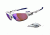Oakley Fast Jacket Asian Fit Mens Sunglasses Polished White Frame, VR28 Blue Iridium and Grey Lens OO9097-13