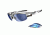 Oakley Fast Jacket Sunglasses, Silver Frame, Blue Irid + Jade Irid Lens OO9097-11