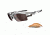 Oakley Fast Jacket XL Sunglasses, Silver Frame, Blk Polar + Persimmon Lens OO9156-08