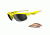 Oakley Fast Jacket Asian Fit Lemon Peel Frame w/ Black IridiumPolarized r Lenses Sunglasses OO9162-08