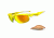 Oakley Fast Jacket Lemon Peel Frame w/ Fire Polarized &amp; Persimmon OO9097-08