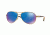 Oakley Feedback Womens Sunglasses 407917-59 - Polished Gold Frame, Sapphire Irid Polar Lenses