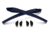 Oakley Flak 2.0 Earsock/Nosepad Kit, Navy Blue, RKT0181AA BL242